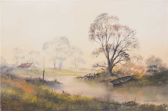 Digby Page | River landscape | MutualArt
