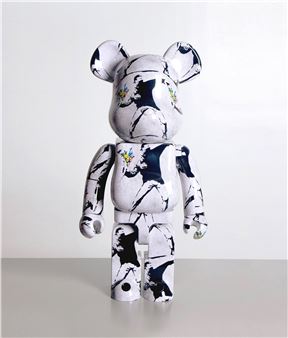 Be@rbrick | Banksy Flower Bomber 1000% (2020) | MutualArt