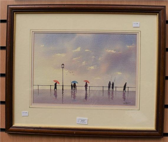 Thomas Cooper‏ Moore | A pair of of Thomas Moore watercolours of ...