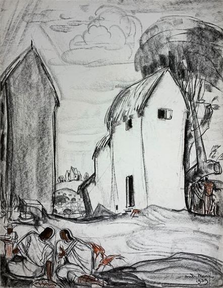 A Malagasy village, 1959. by André Maire, 1959