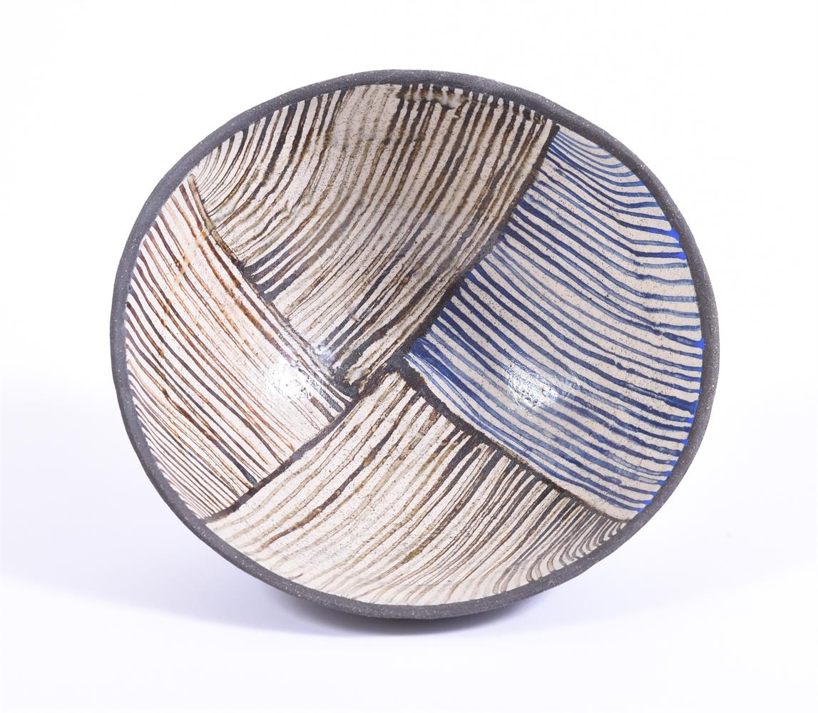 Artwork by Lidia Serra, A STONEWARE AND DECORATED BOWL, Made of STONEWARE