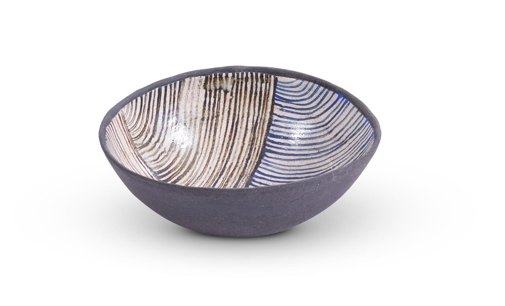 Artwork by Lidia Serra, A STONEWARE AND DECORATED BOWL, Made of STONEWARE
