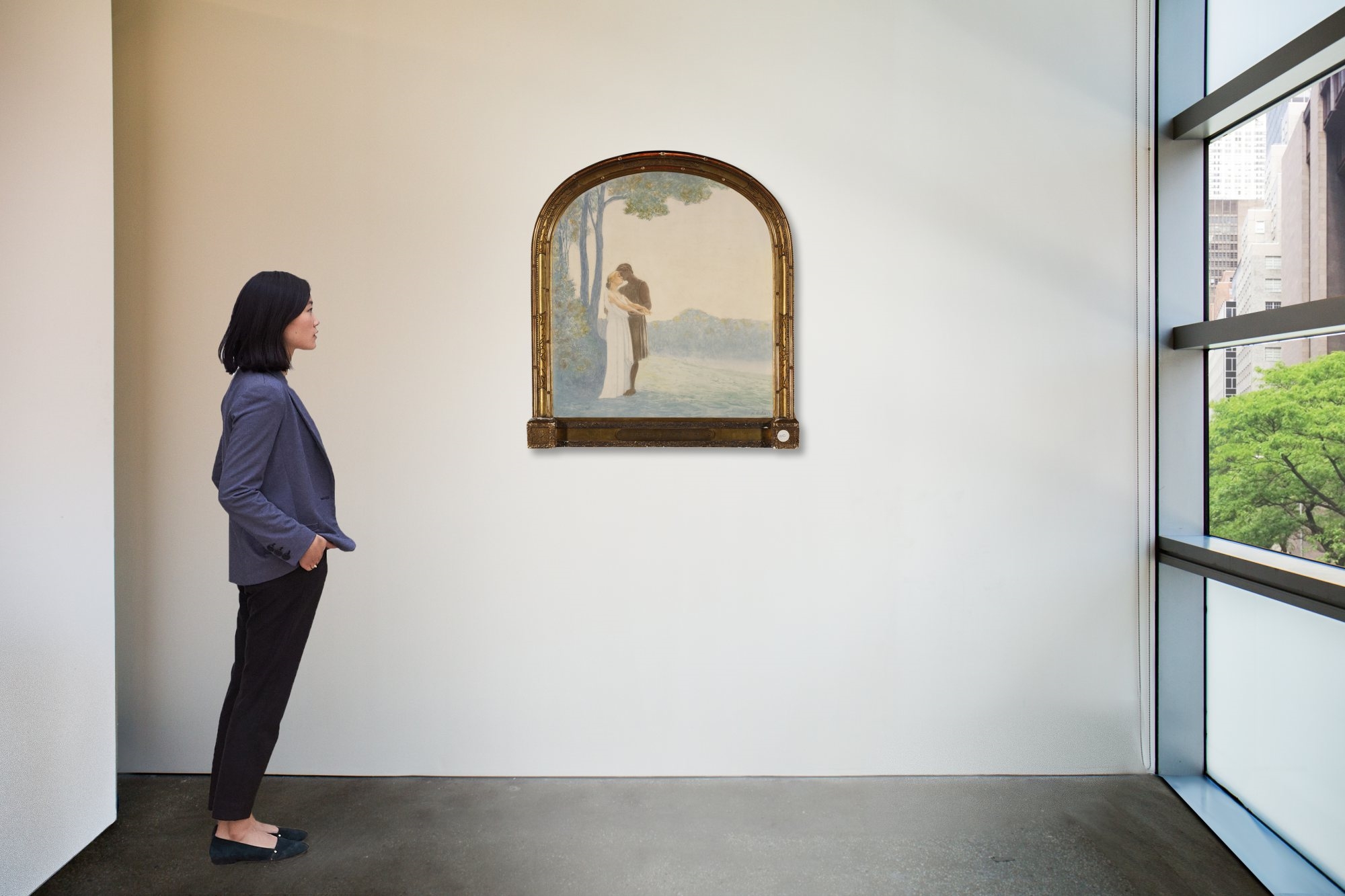 Artwork by Alphonse Osbert, Vers l'avenir, Made of watercolor