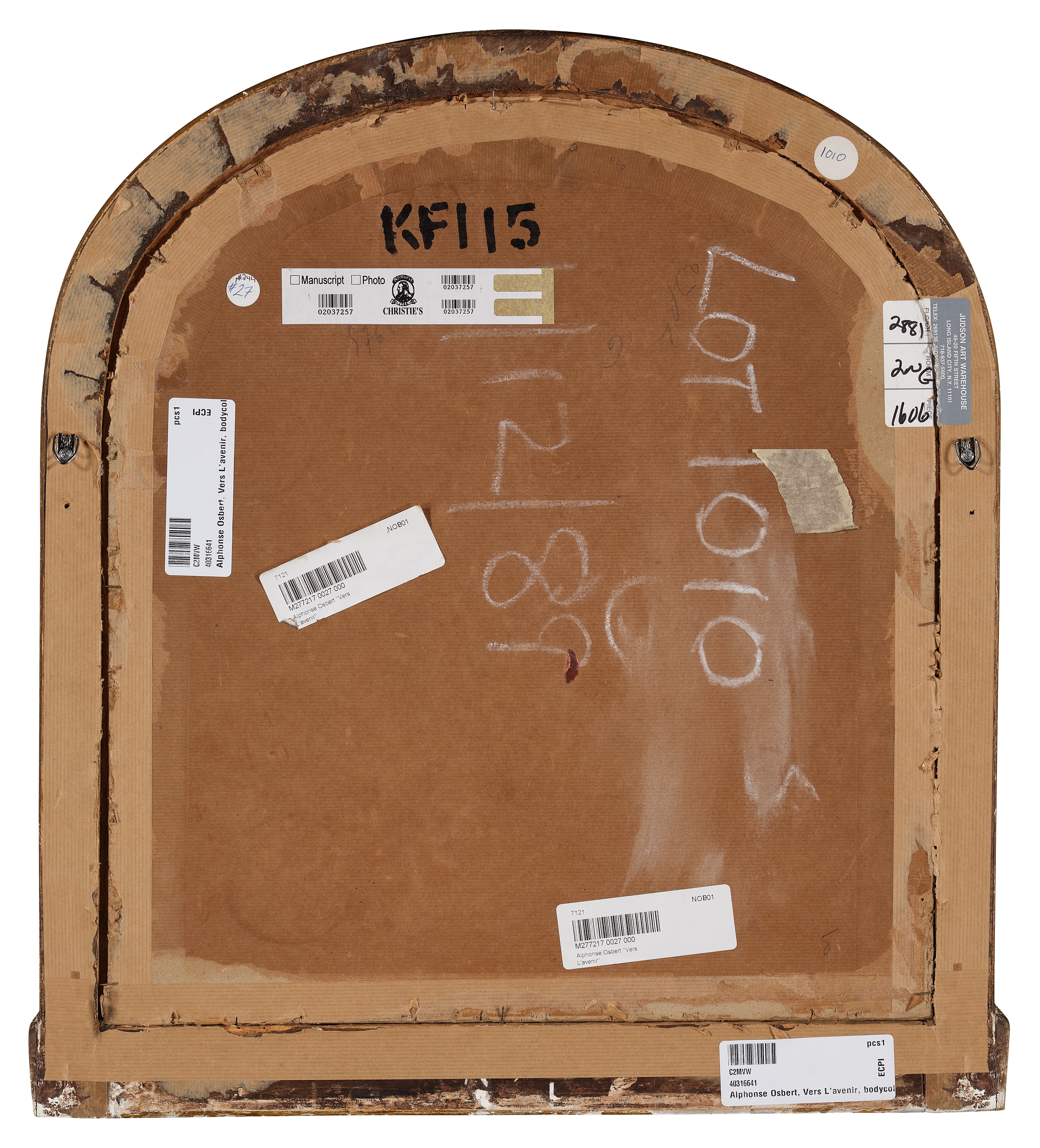 Artwork by Alphonse Osbert, Vers l'avenir, Made of watercolor