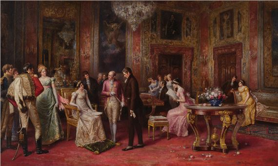 The Presentation to the Prospective Suitor by Angelo Zoffoli