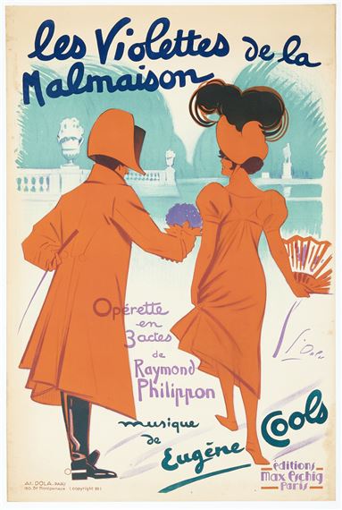 Les violettes de la malmaison by Georges Dola, 1929