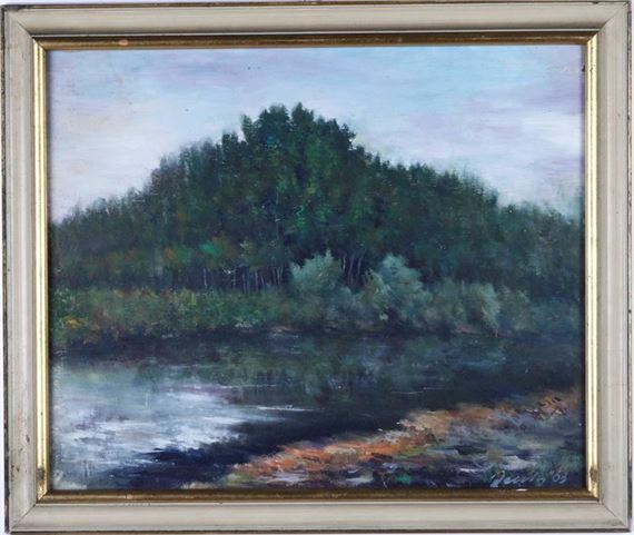 Pioppetto sull’Oglio by Giovanni Secchi