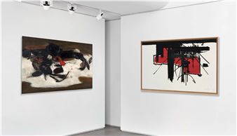 Chu Teh-Chun & Georges Mathieu: Compositions in Rhythm - Opera Gallery, New York