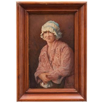 RETRATO DE MAGDALENA BÉNARD - Émile Bénard