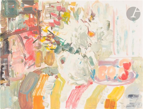 The Flowerpot - The Jugs, 1962 - The White Jug by Marcel Saint-Jean, 1961. 1962