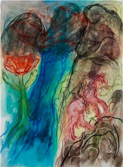 Ken Kiff: Man, Bird And Tree - Carl Freedman Gallery