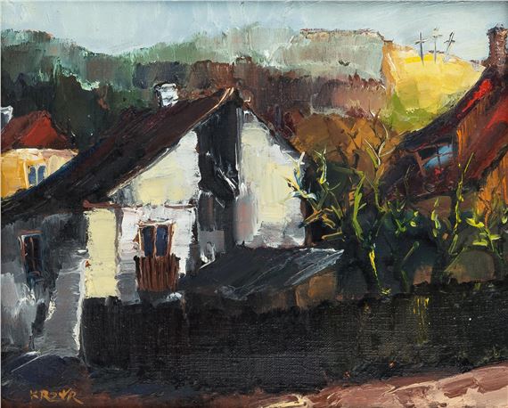 Krzysztof Raczyński | Pejzaż - Kazimierz, 1990 r. | MutualArt