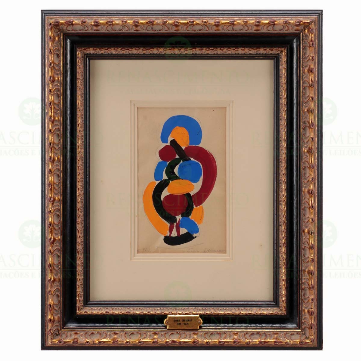 Artwork by Sonia Delaunay, UNTITLED, Made of gouache on paper