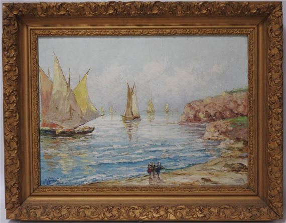 Fishing in Brittany by Robert Giovani