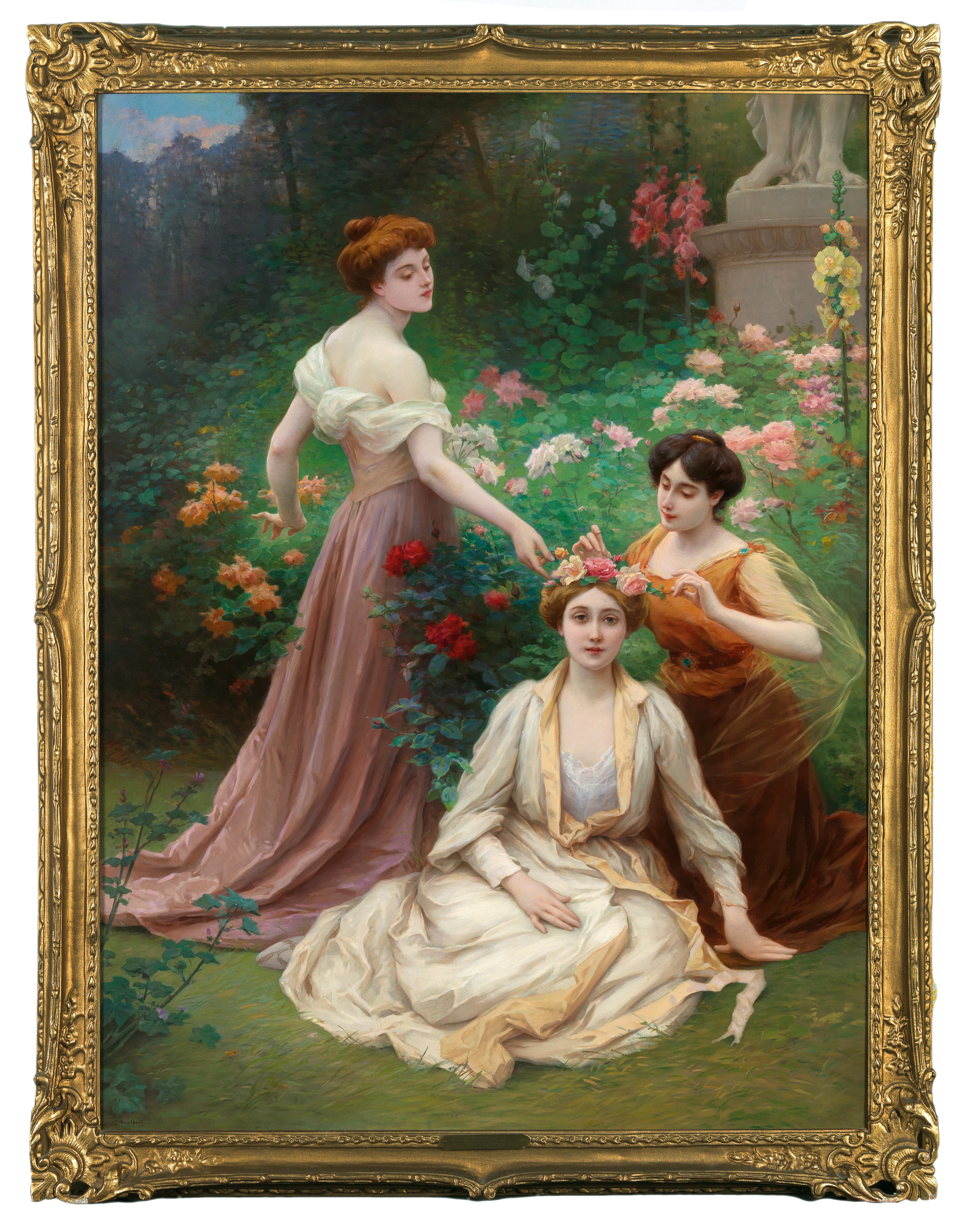Artwork by Jules Scalbert, Provenance:, Made of oil on canvas