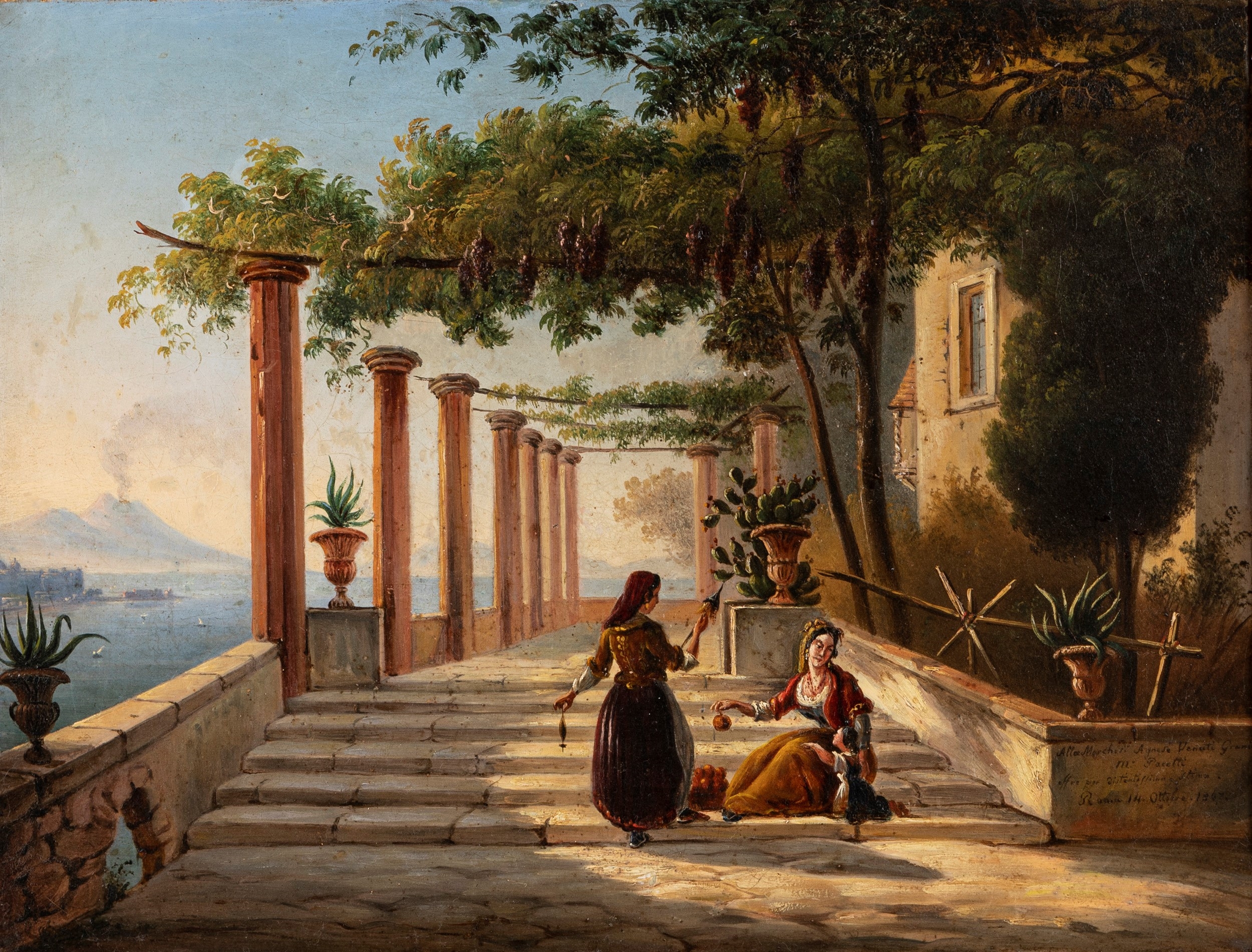 Michelangelo Pacetti | The gulf of Naples (1847) | MutualArt