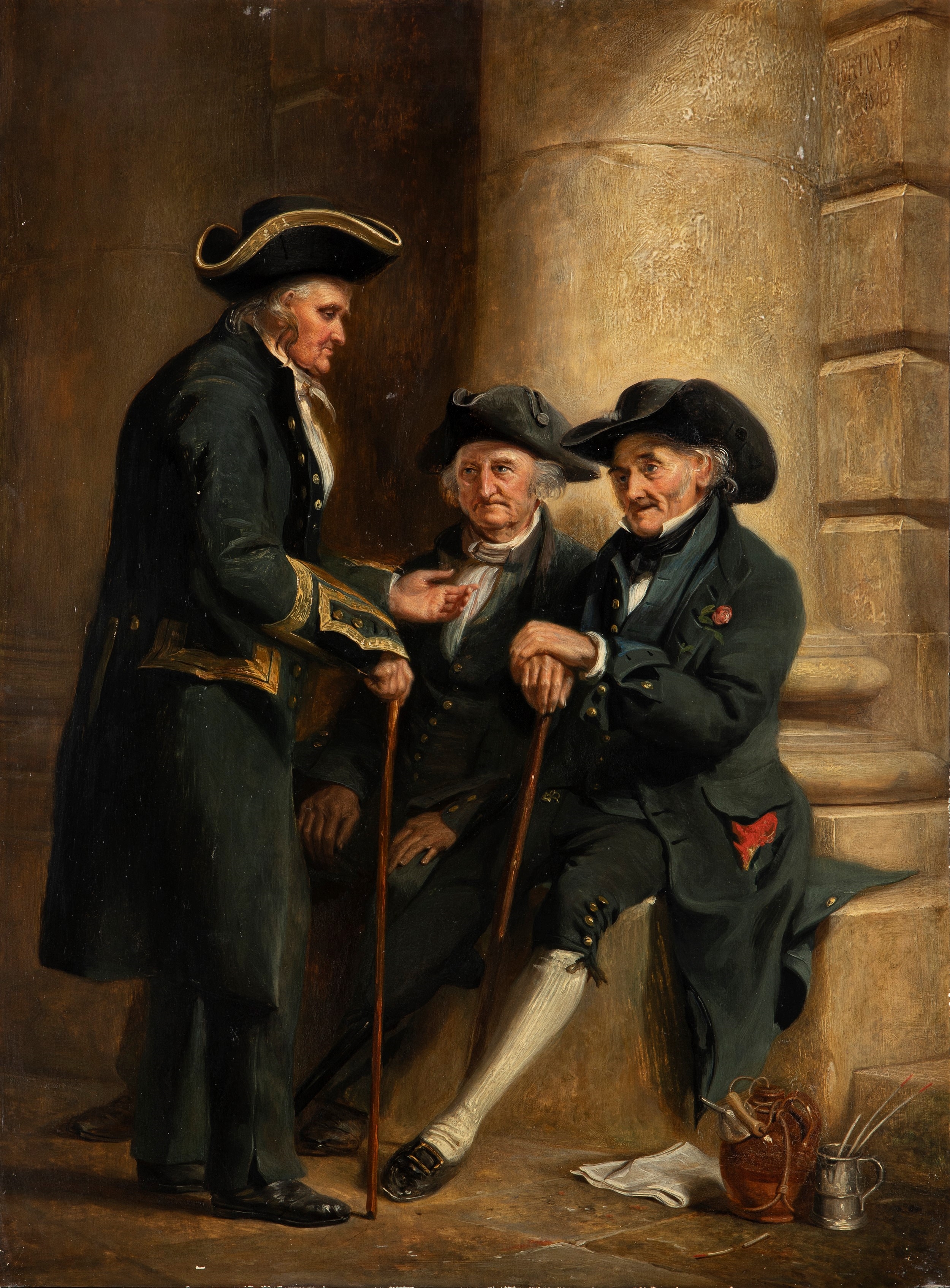 Artwork by Andrew Morton, The veterans, Made of oil on board