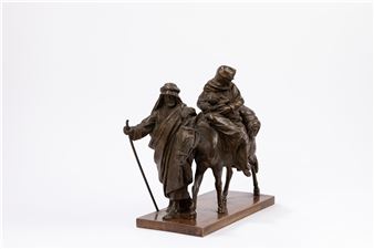 Flight to Egypt by Augusto Rivalta
