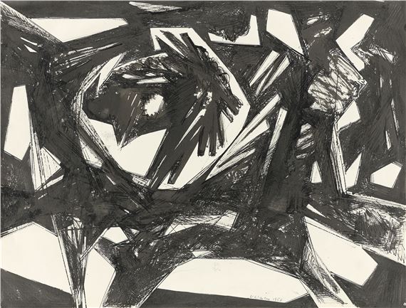 ”Ohne Titel”. by Hans Uhlmann, 1956