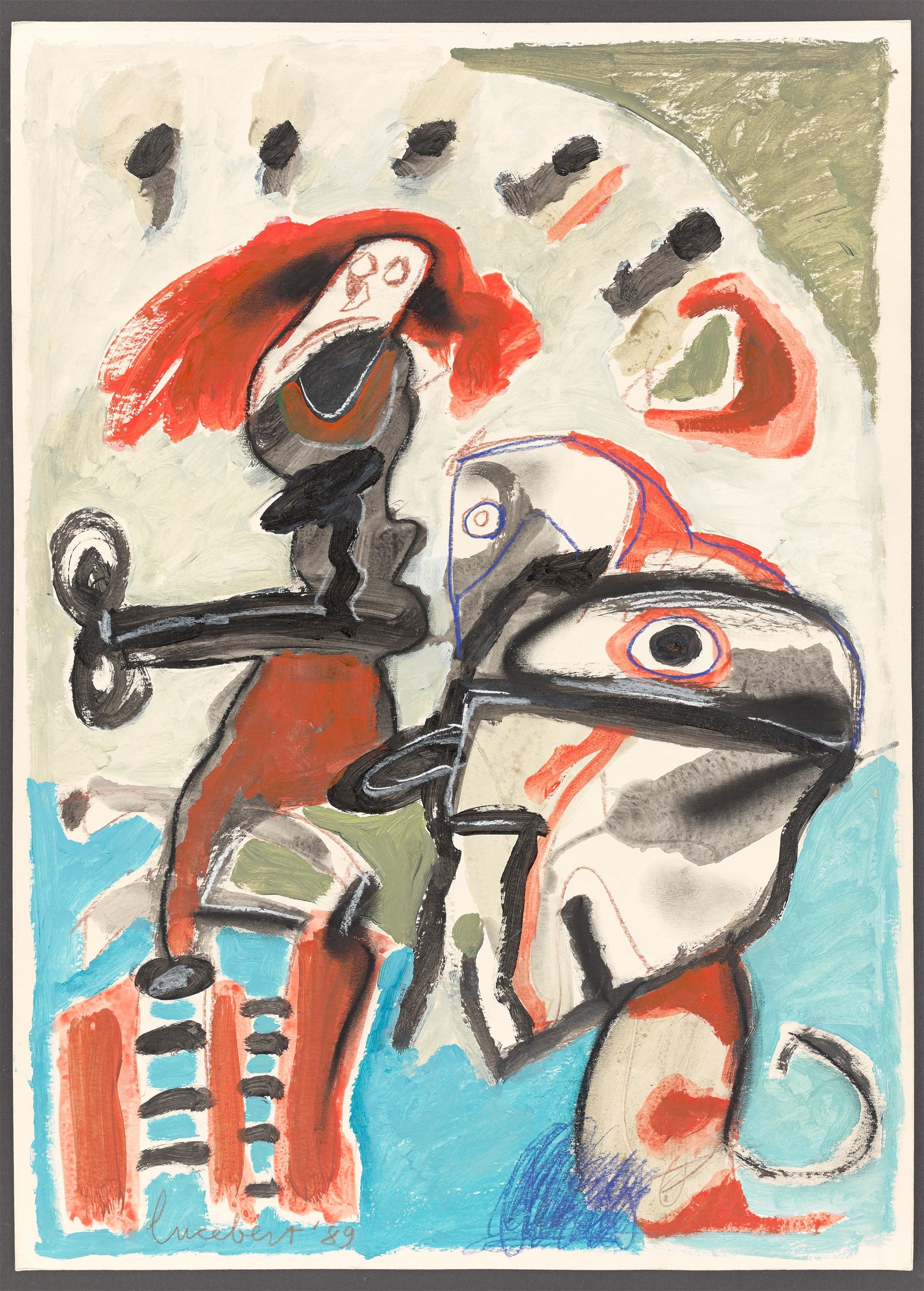 Lucebert | Untitled. (1989) | MutualArt