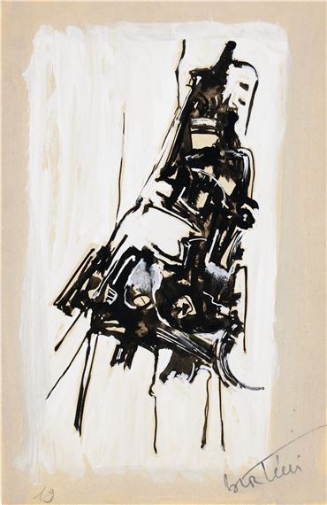 Efter ikaros. S.l., Editions du Castel rose, 1963 by Gianni Bertini, 1963