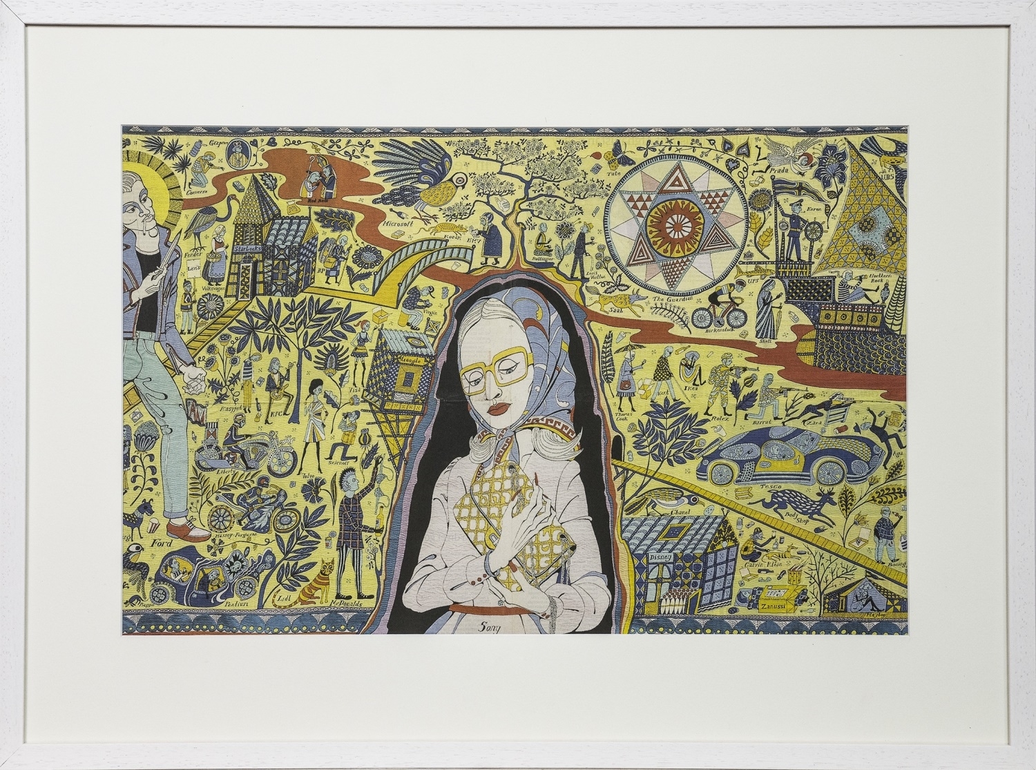 Grayson Perry PRINT DETAIL OF WALKTHAMSTON TAPESTRY MutualArt