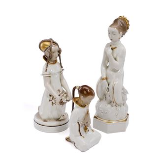 Three porcelain figurines - Arno Malinowski