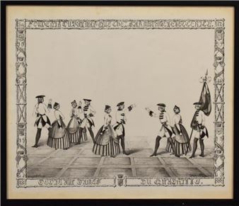 Souvenir du Bal Masqué chez S.A.R. Madame l'Electrice 17. Feb. 1844 - Leo von Klenze