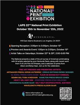 LAPS 22nd National Print Exhibition - Mixografia