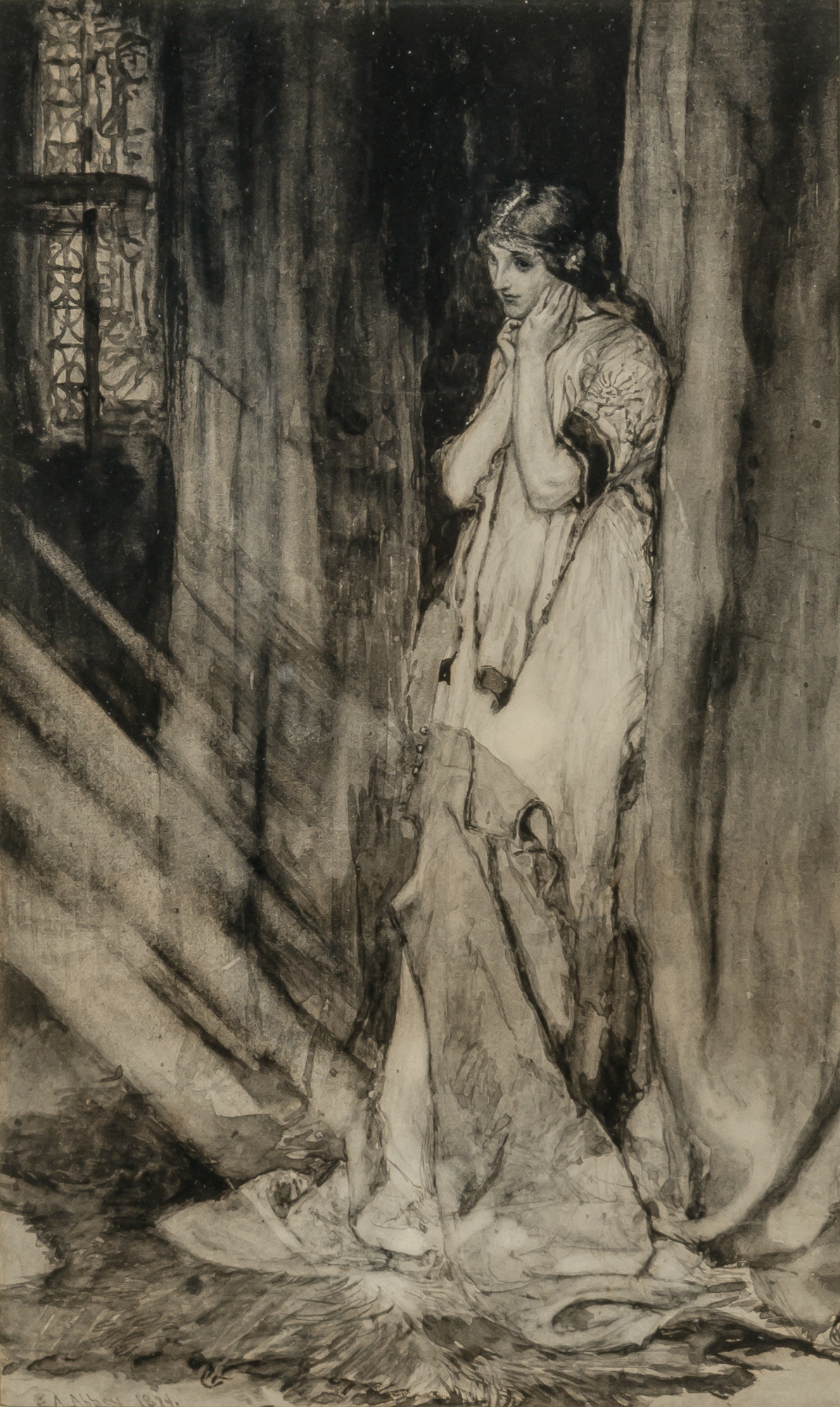 Edwin Austin Abbey | Morning Light (1879) | MutualArt