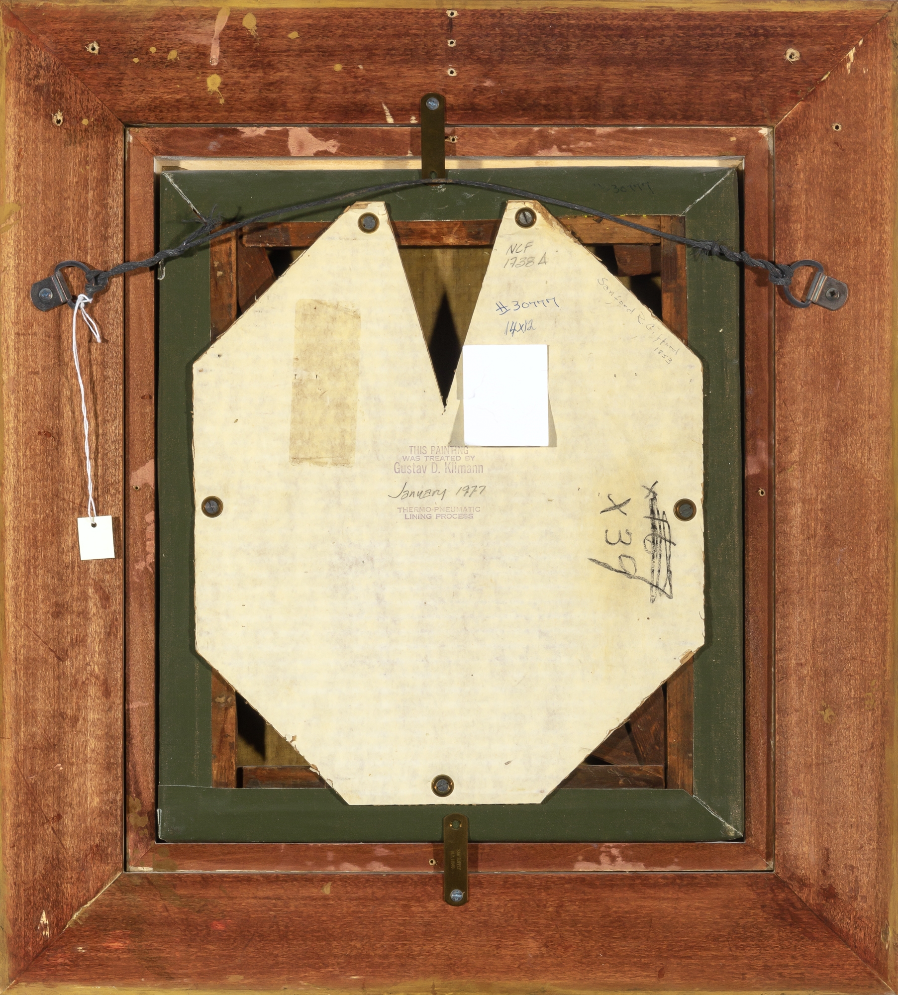 Artwork by Sanford Robinson Gifford, View Near Hudson, Made of Oil on canvas