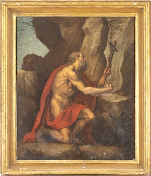 Penitent Saint Jerome by Emilian School, 16th Century