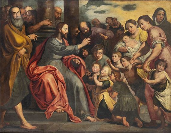 Christ blesses the children by Otto van Veen, 1610