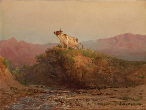 Mountain Pastures. by Lev Felixovich Lagorio