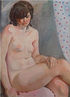 Portrait of a nude girl - Vadim Viktorovich Bogdanov