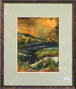 ''Snow storm brewing over Kent Estuary'' - Kate Bentley