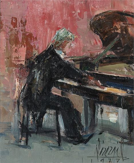 El pianista by José Pérez Gil, 1977