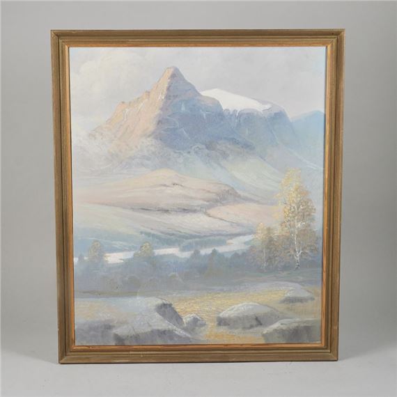 mountain scenery by Olof Walfrid Nilsson