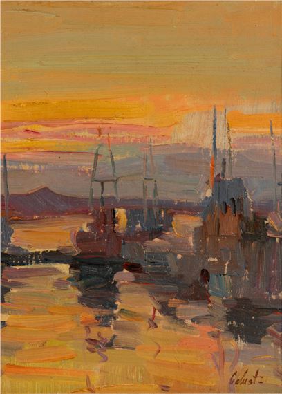 Fishing Boats/Eureka by Galust Berberian