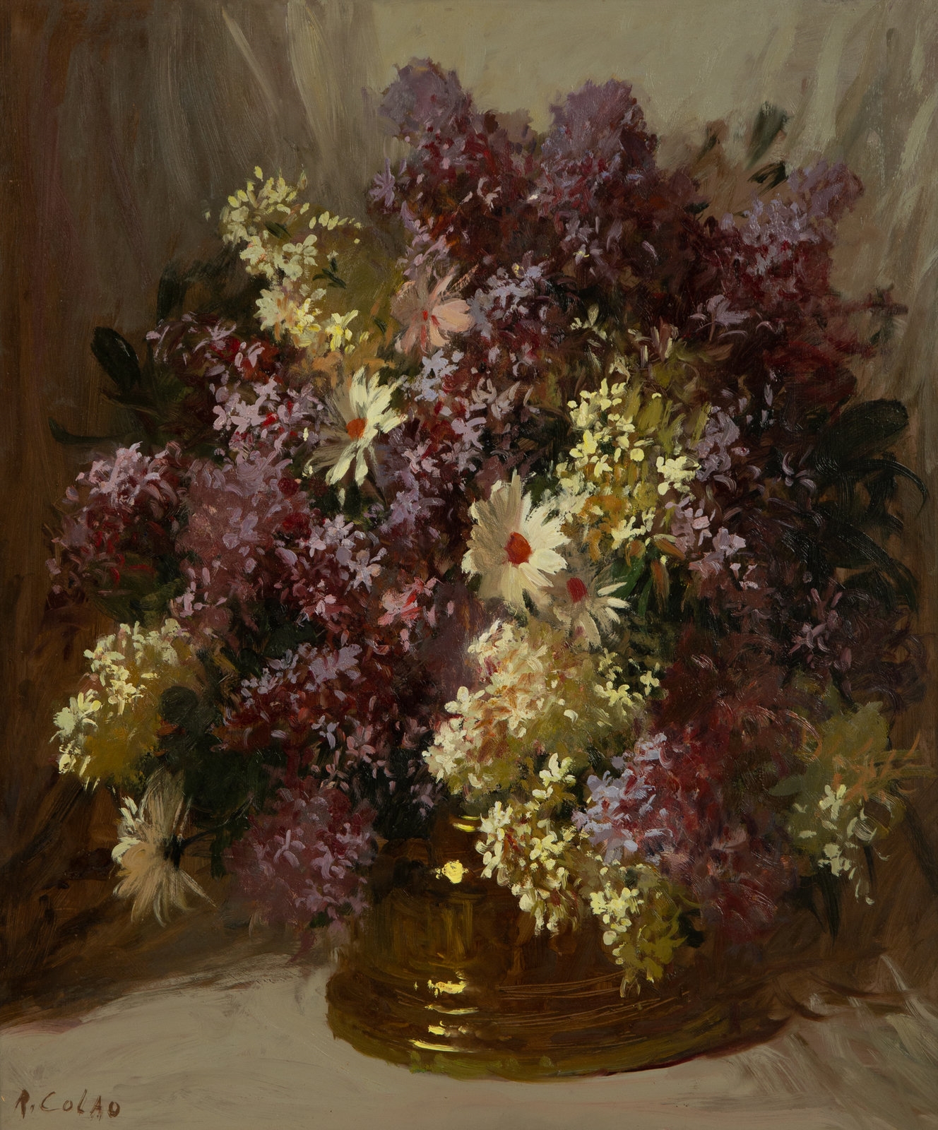 Rudolph Colao | Lilacs and Daisies | MutualArt
