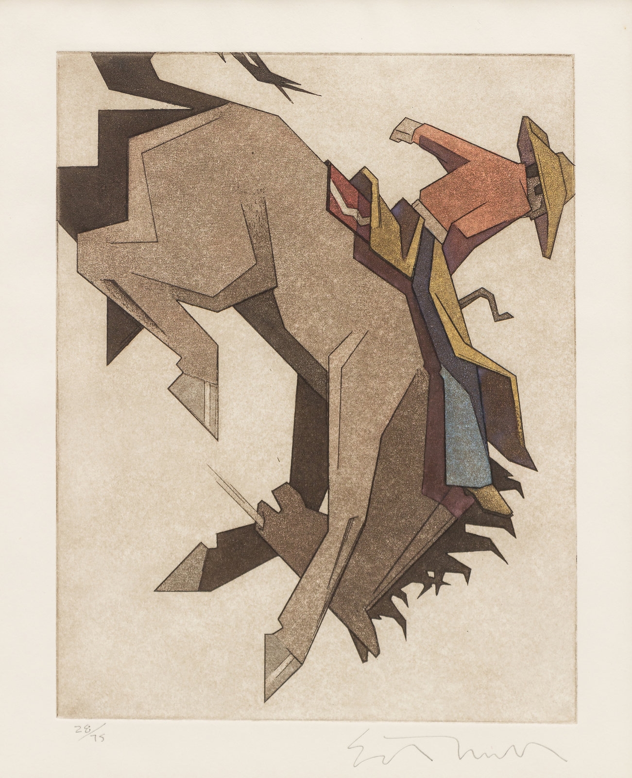Ed Mell | Bronc Rider | MutualArt