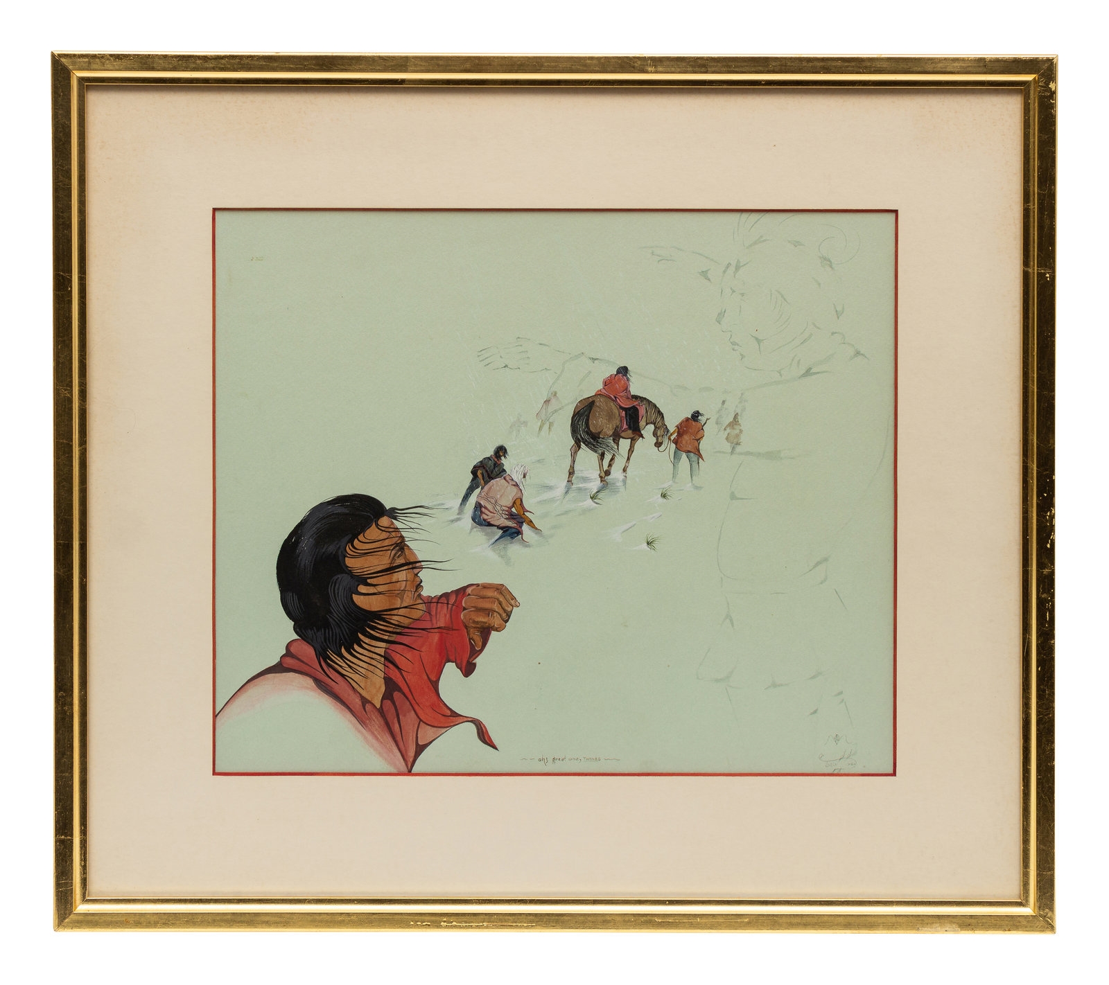 Jerome Tiger Oh Great One (1970) MutualArt