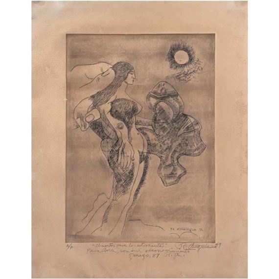 Alimentos para los astronautas by Raúl Anguiano, 1969