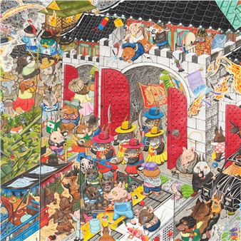 Ancient Korean Silk Paintings Get a Mind-Bending Contemporary Spin