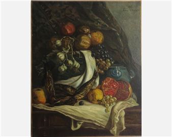 Nature morte aux fruits renversés - Xavier De Dananche