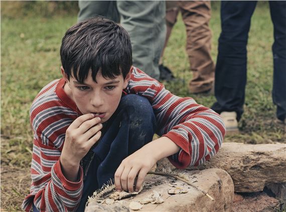Fish Cooked in Campfire Ashes, Falling Leaves, Rendezvous, Georgia, 2008 by Lucas Foglia, 2008