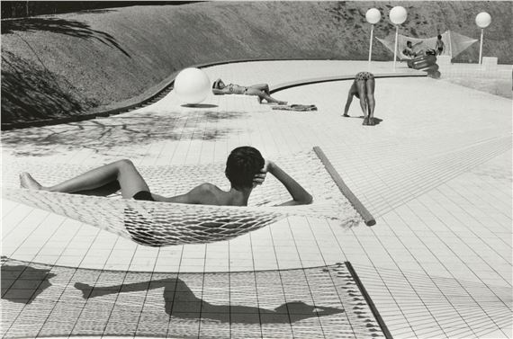Swimming Pool designed by Alain Capeilleres, Le Brusc, Var, France, 1976 by Martine Franck, 1976
