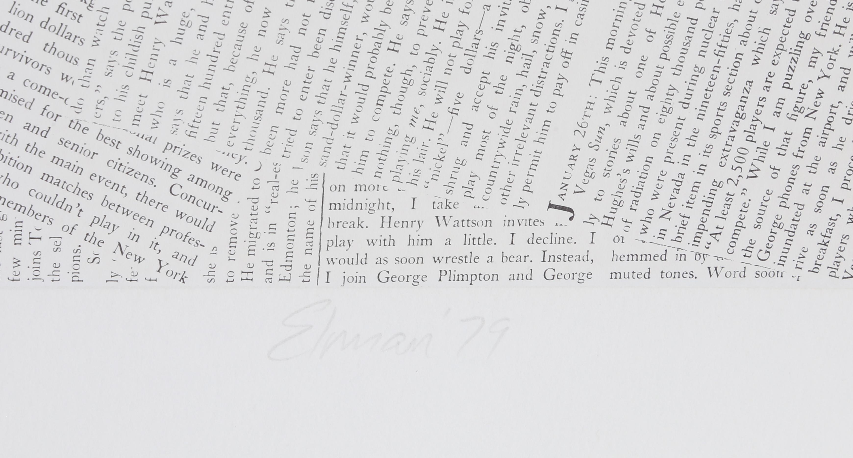 Ray Elman | Making a Point (1979) | MutualArt