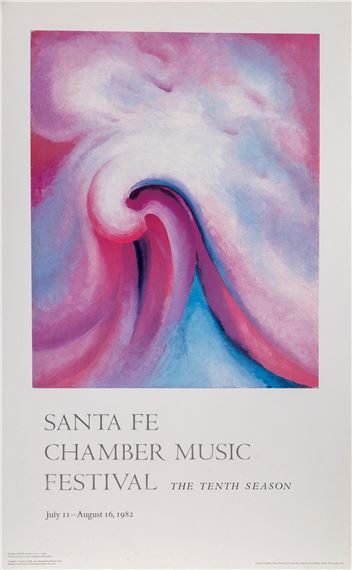 Santa Fe Chamber Music Festival by Georgia O'Keeffe, 1982