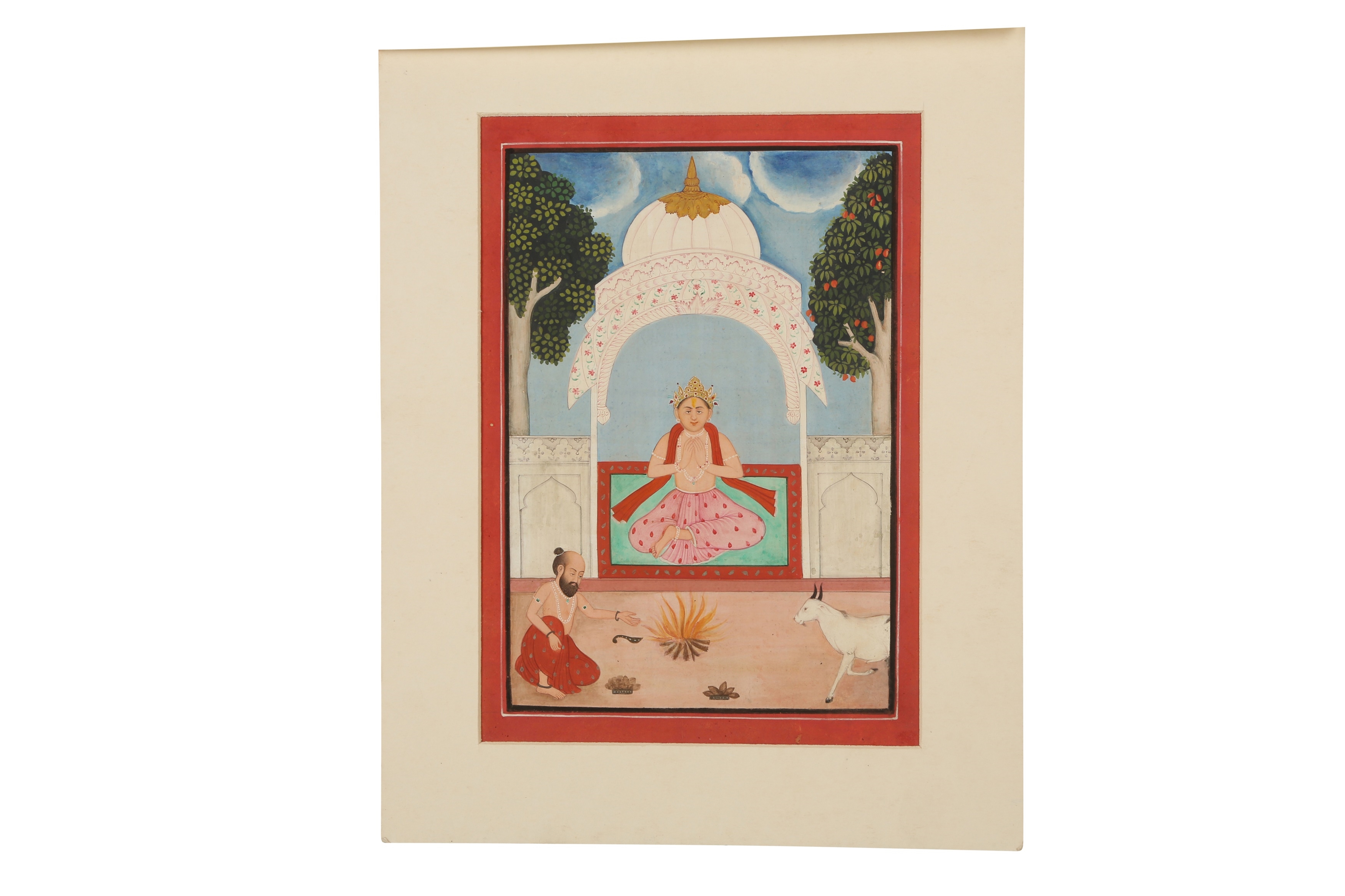 Northern Indian School, 19th Century | the vertical composition ...